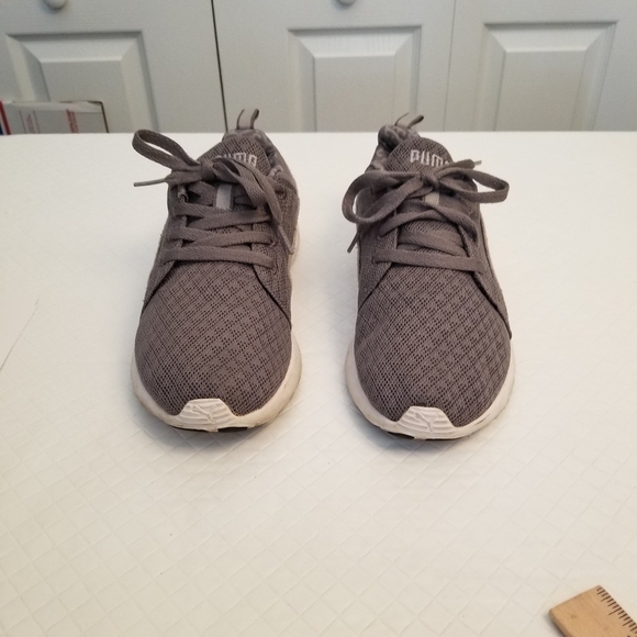 Puma Women Size 8 Grey Mesh Sneakers   18895802 - Picture 1 of 8